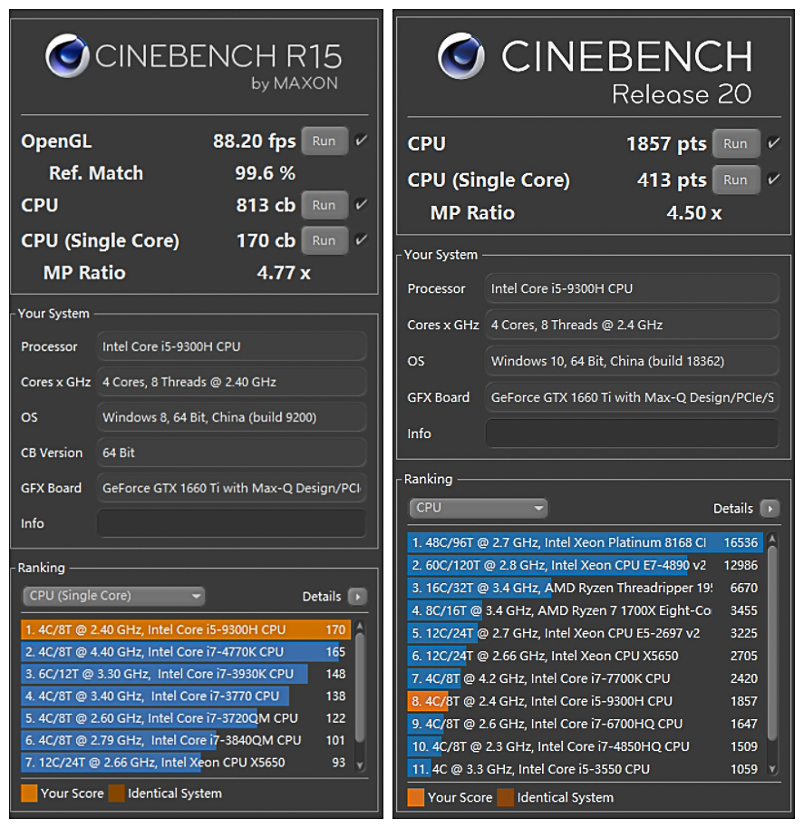 i5-9300h gtx1660ti max-q 8g 512gb ssd性能表现如何?