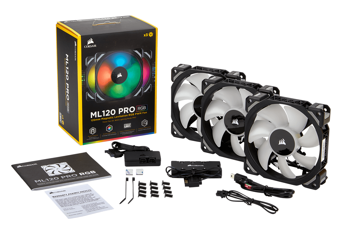 海盗船 ml120 / ml140 pro rgb机箱风扇 - zfrontier 装备前线