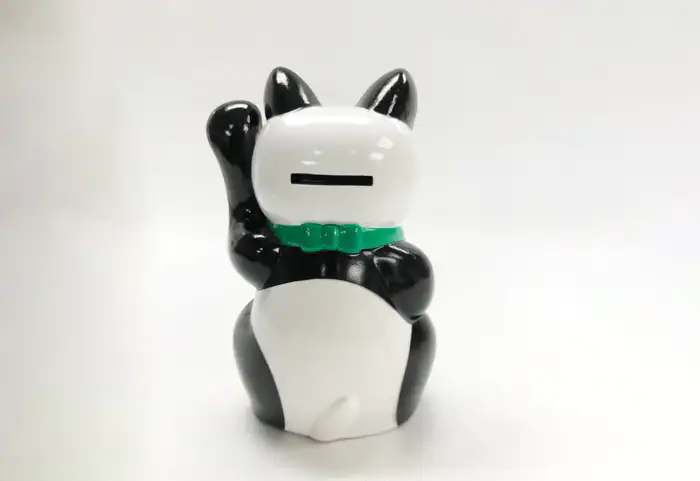 4D Master 4寸小号熊猫款招财猫- zFrontier 装备前线