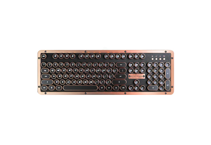 Azio Retro Classic 工业黑双模复古打字机机械键盘- zFrontier