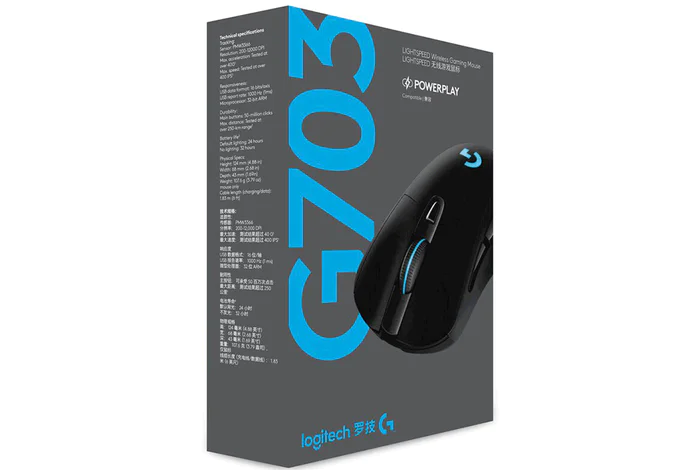 罗技（Logitech）G703 无线游戏鼠标- zFrontier 装备前线