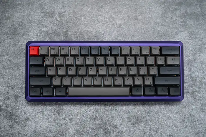 极客定制GK61XS 热插拔双模套件RGB 光棱版- zFrontier 装备前线