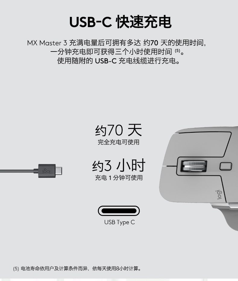 罗技mx Master 3 无线蓝牙鼠标 Zfrontier 装备前线