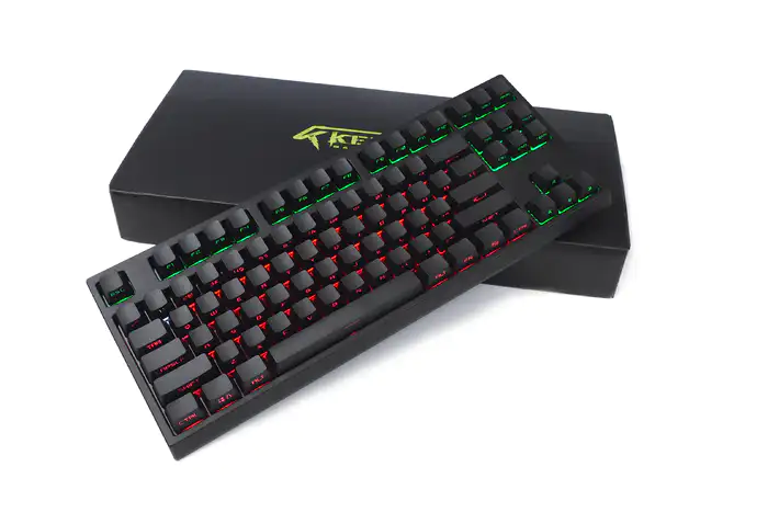 凯酷Keycool 87键RGB 侧刻透光键盘- zFrontier 装备前线