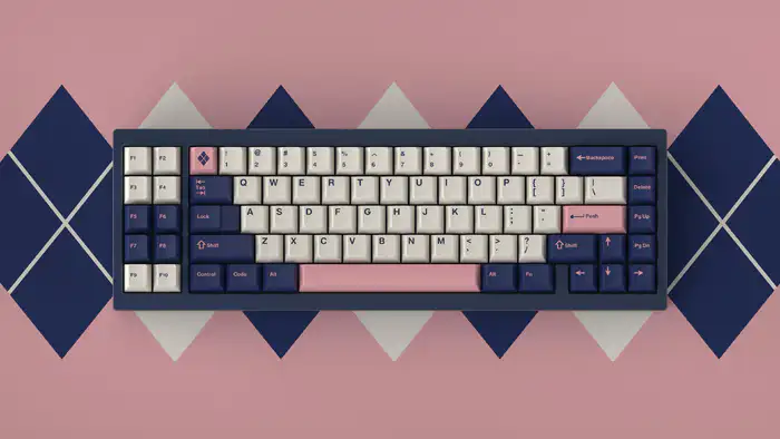 GMK Posh 粉蓝- zFrontier 装备前线