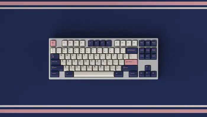 GMK Posh 粉蓝- zFrontier 装备前线
