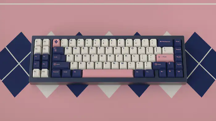 GMK Posh 粉蓝- zFrontier 装备前线