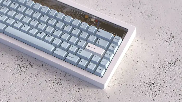 PBT Frost 寒霜键帽+ Glitch 桌垫- zFrontier 装备前线