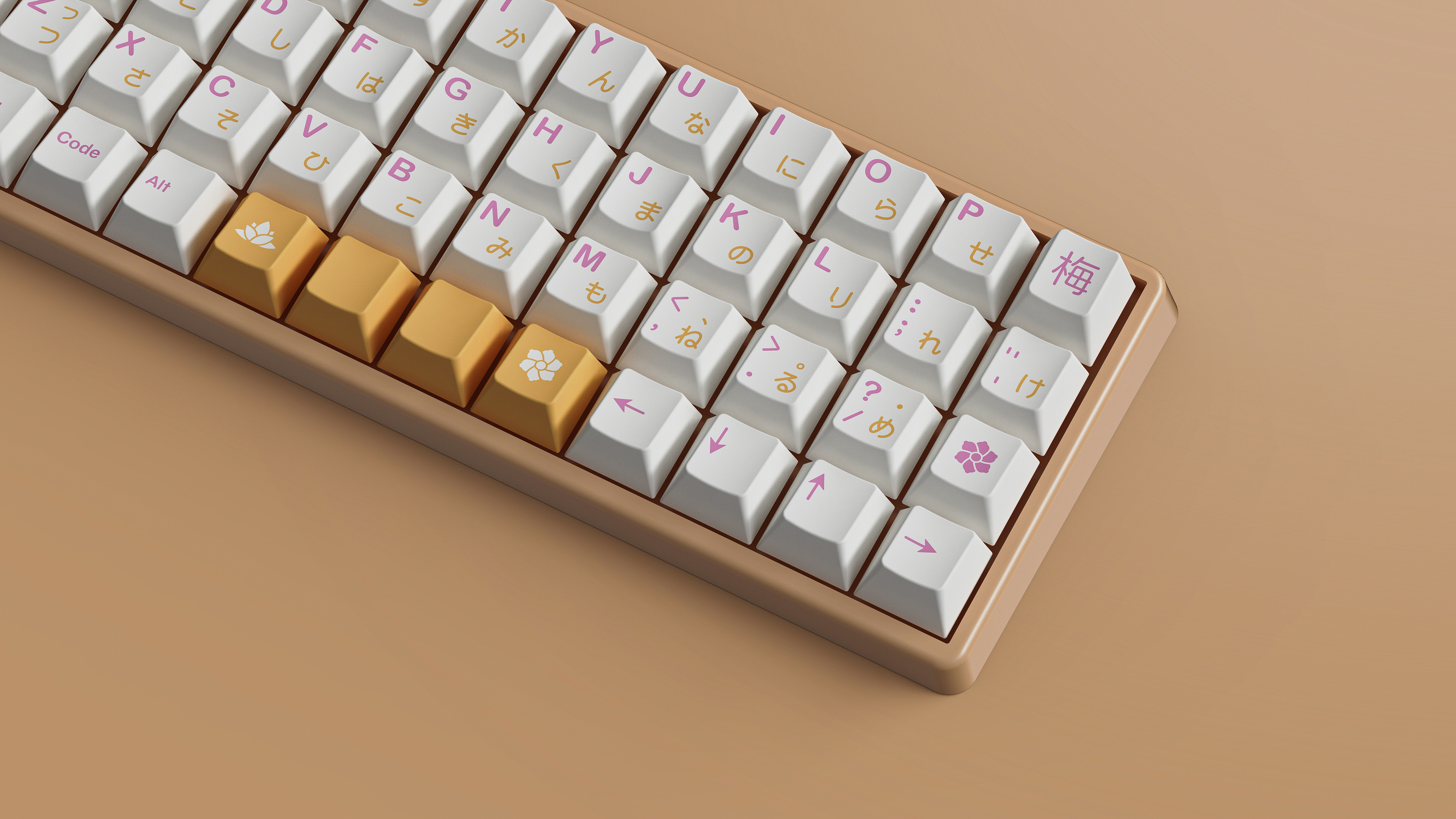 jtkhanami花见三色键帽