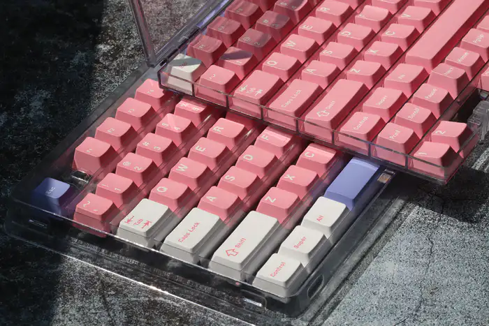 Milkyway Summer Peach 夏桃PBT 热升华键帽- zFrontier 装备前线