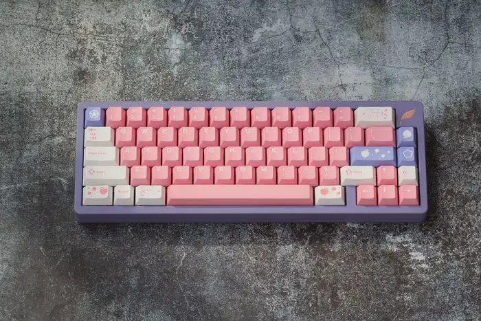 Milkyway Summer Peach 夏桃PBT 热升华键帽- zFrontier 装备前线