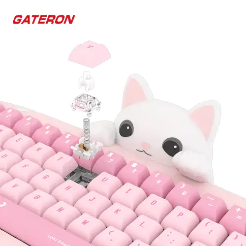 X-Bows Meow 68 软萌猫咪硅胶机械键盘- zFrontier 装备前线