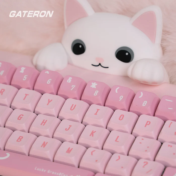 meow出品 X-Bows Meow 68 软萌猫咪硅胶机械键盘- zFrontier 装备前线