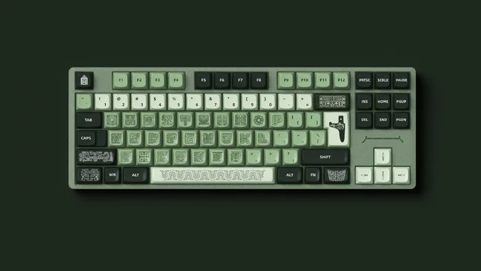 故宫Z+ Studio 青铜时代ABS 键帽套装- zFrontier 装备前线