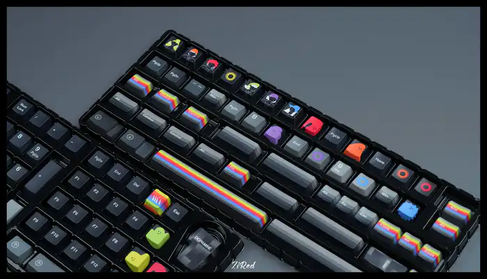 WUkds 多巴胺PBT 热升华键帽- zFrontier 装备前线