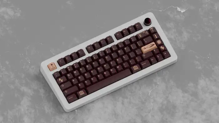 GMK CYL Bordeaux自作キーボード　キーキャップ GMK CYL Bordeaux – ktechs