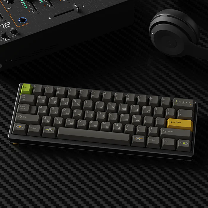 Gray Studio BD60 自作キーボード ロボコップ色 WKL キーボード