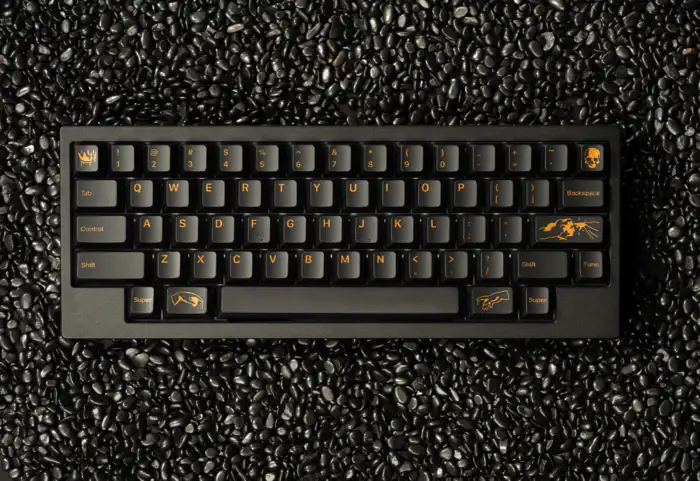 KAP Midas 黄金之触原厂二色键帽套装- zFrontier 装备前线