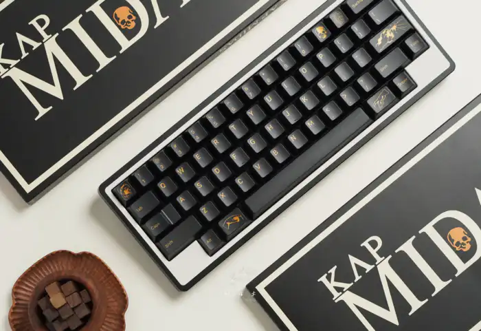 KAP Midas 黄金之触原厂二色键帽套装- zFrontier 装备前线