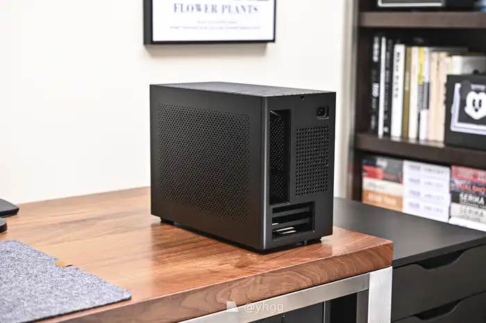 阳极黑无光直插ITX——ROG B760-I+影驰4070+COOJ 宰相Z13 装机展示