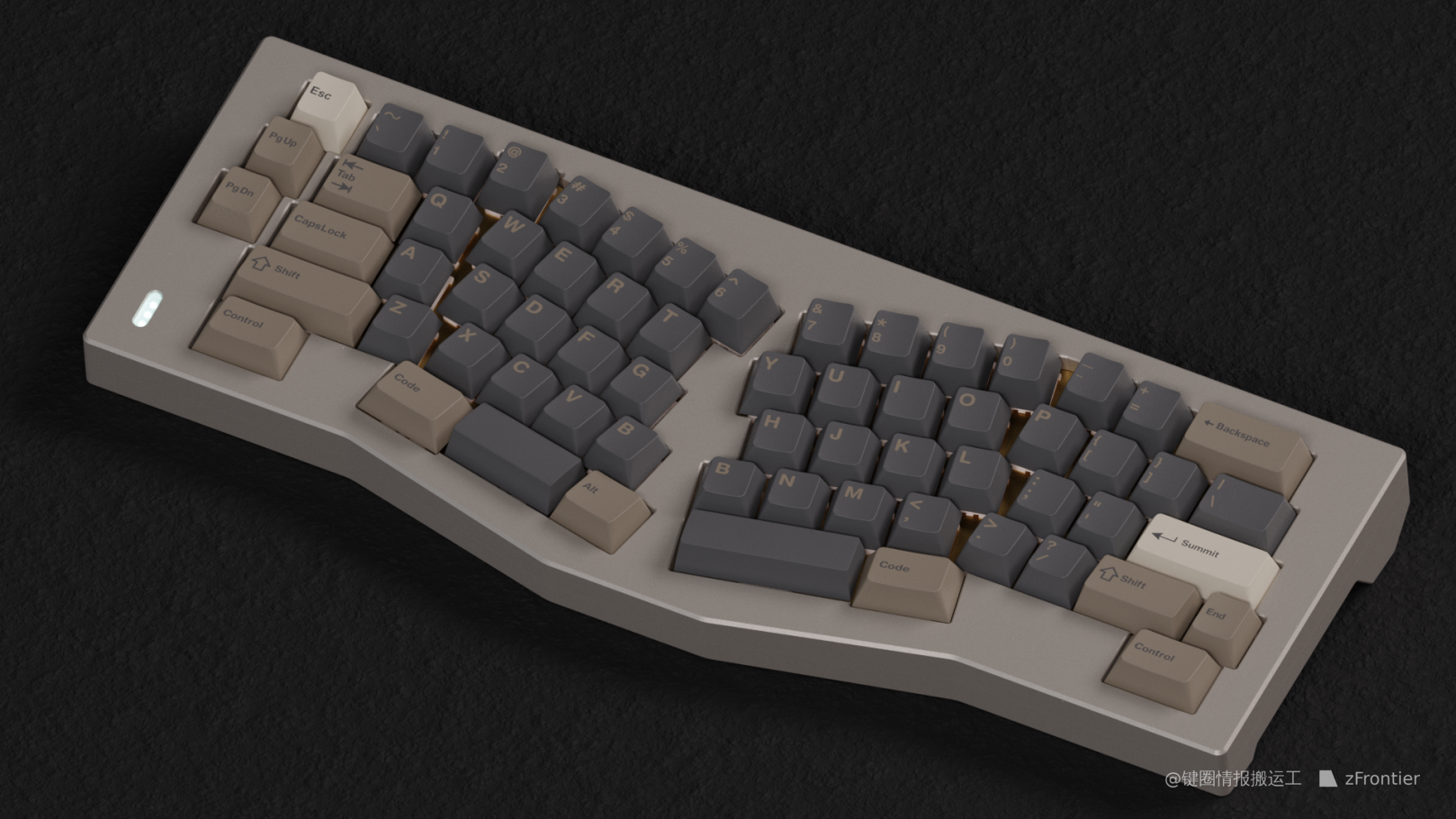 0键盘【ic】nixie tube 65 一把用了"辉光管"的客制化https://www.