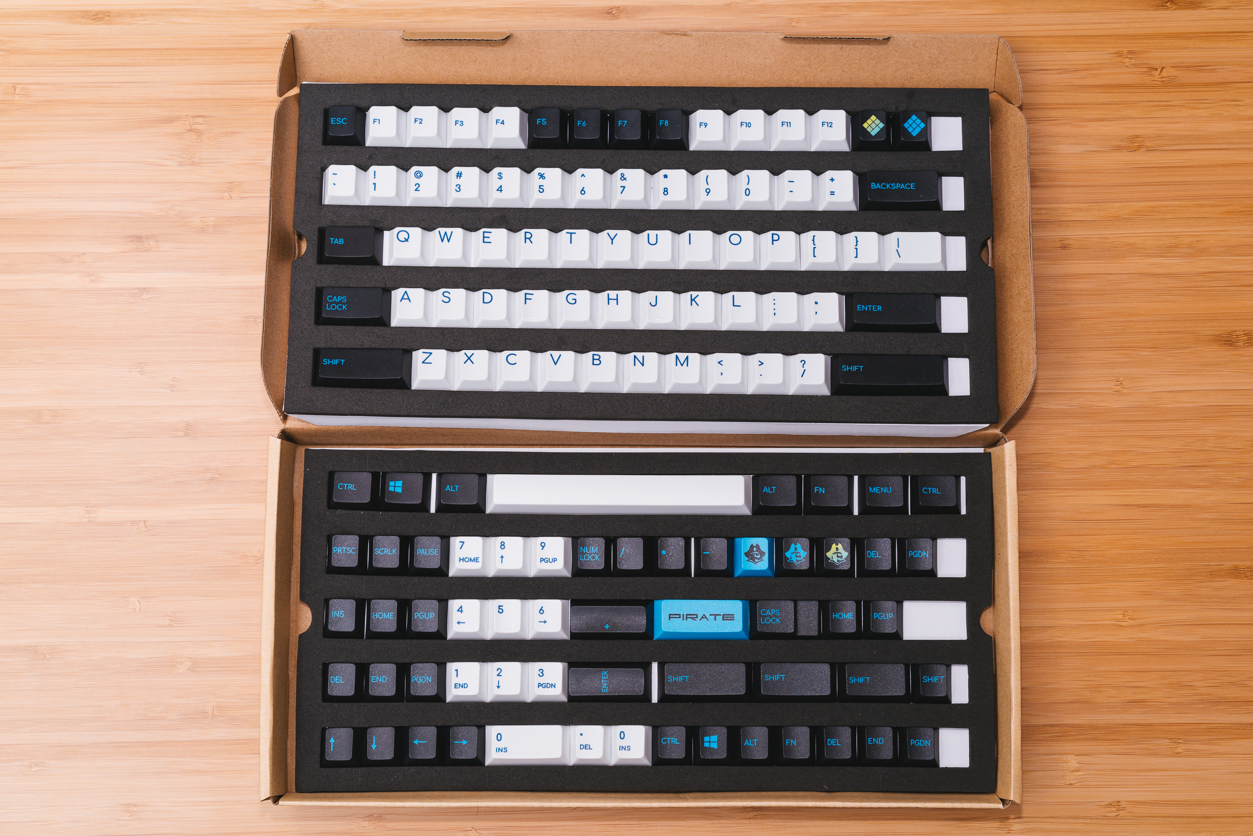 五面热升华pbt加勒比海盗键帽