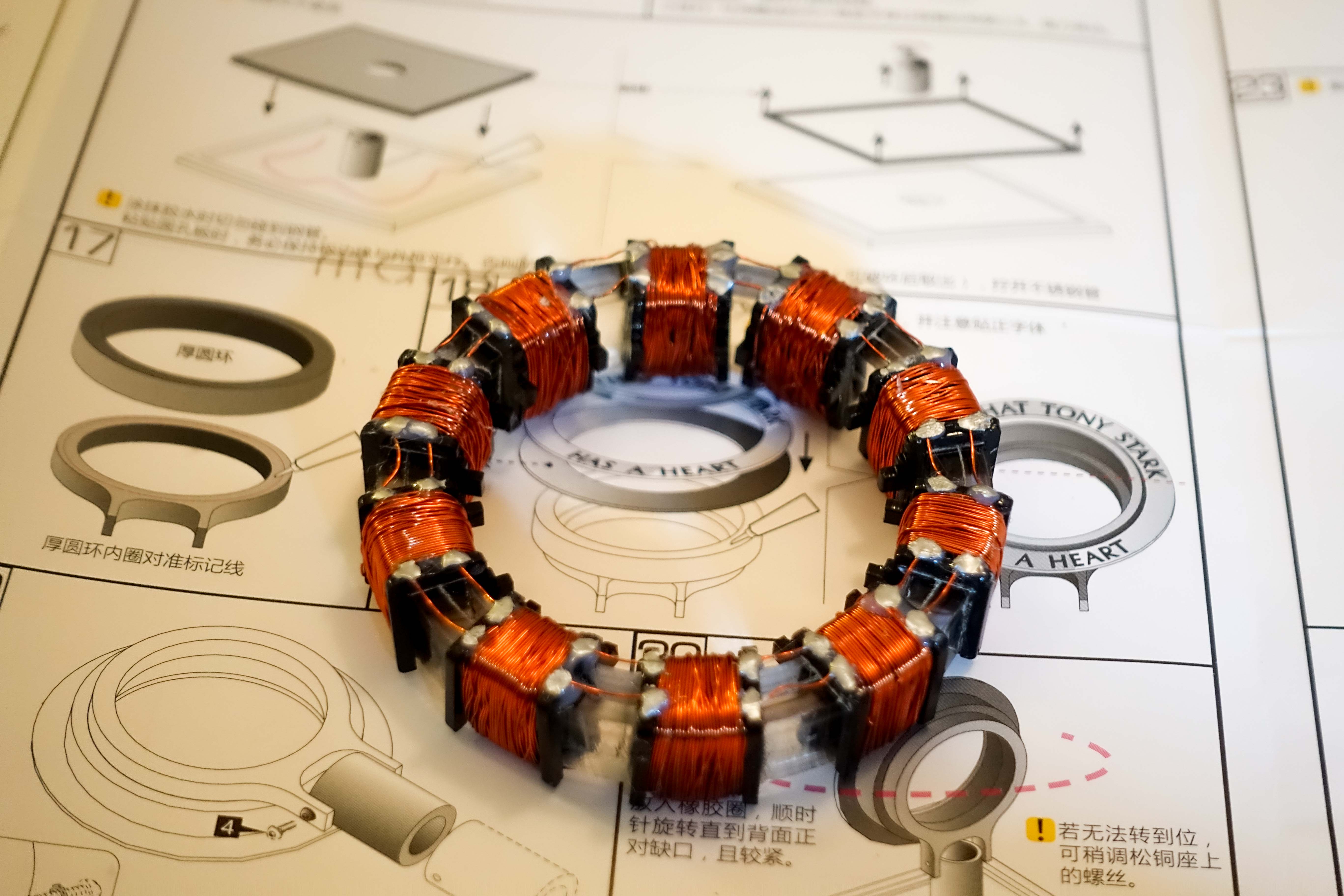 模型初体验钢铁侠电弧反应堆marki