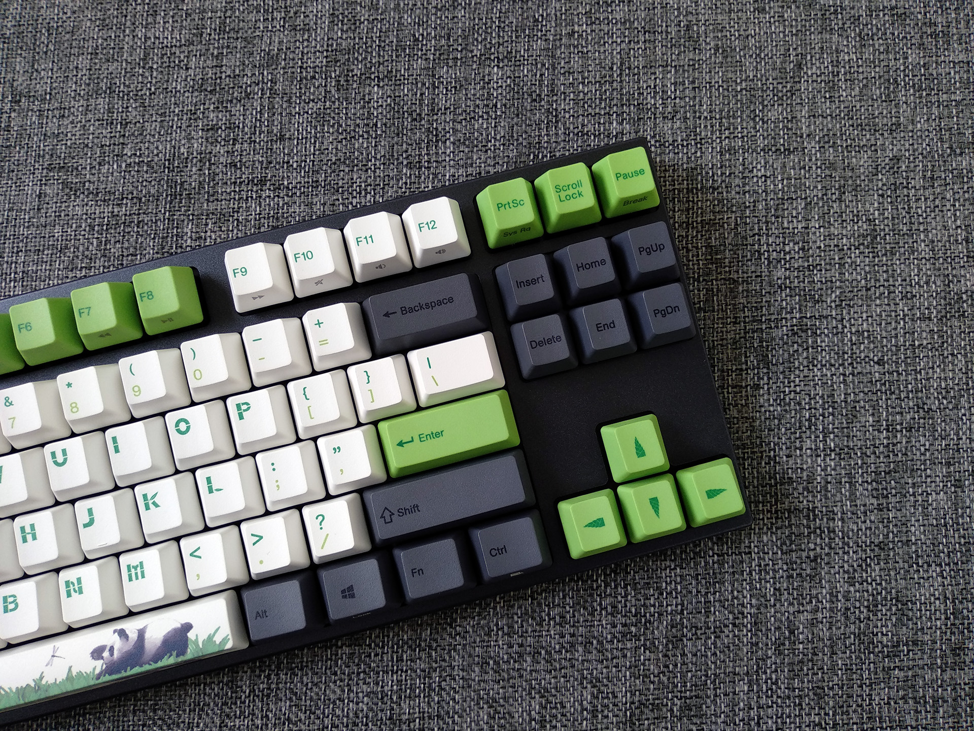 varmilo阿米洛va87m熊猫机械键盘开箱