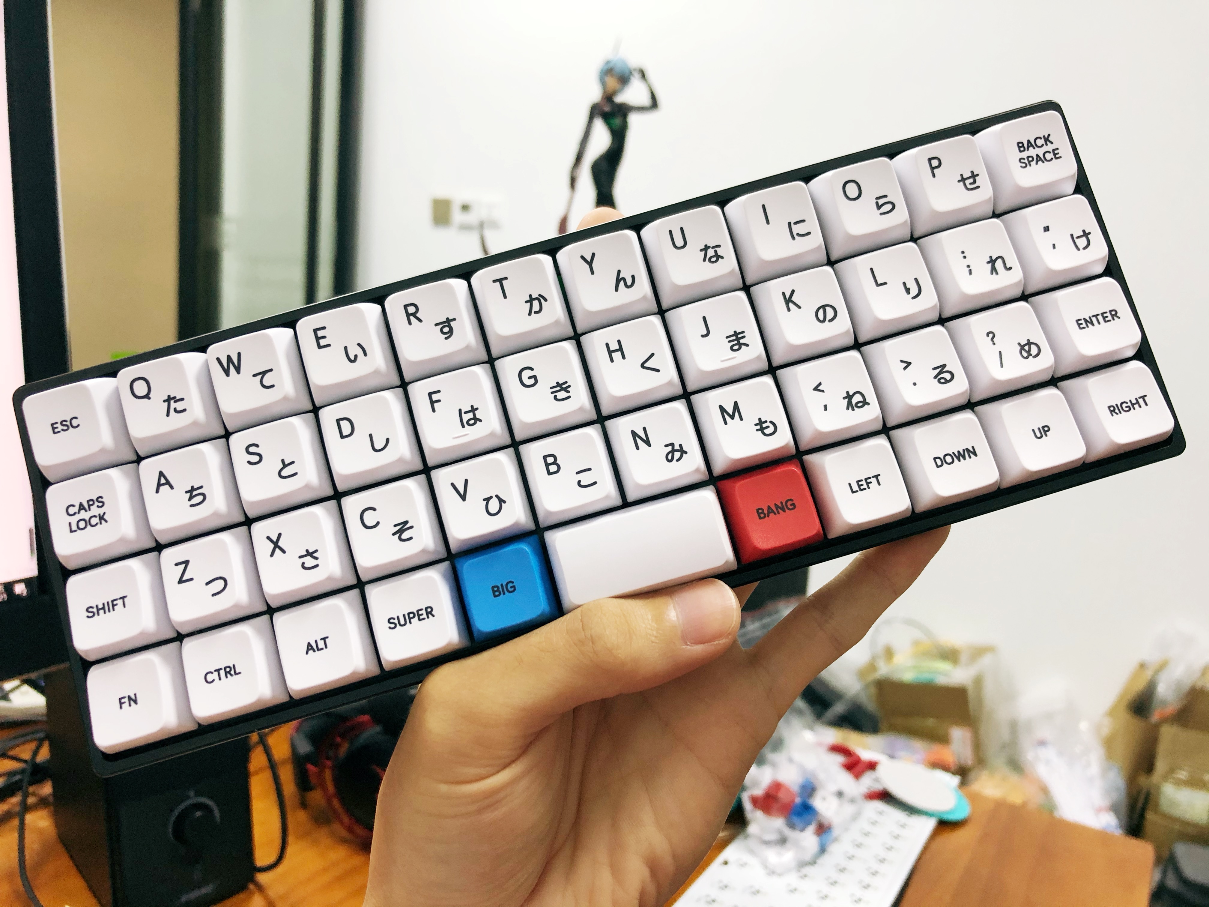 IC]MelGeek MDA Big Bang 2.0 Ortholinear Keycaps Set with alphabet 