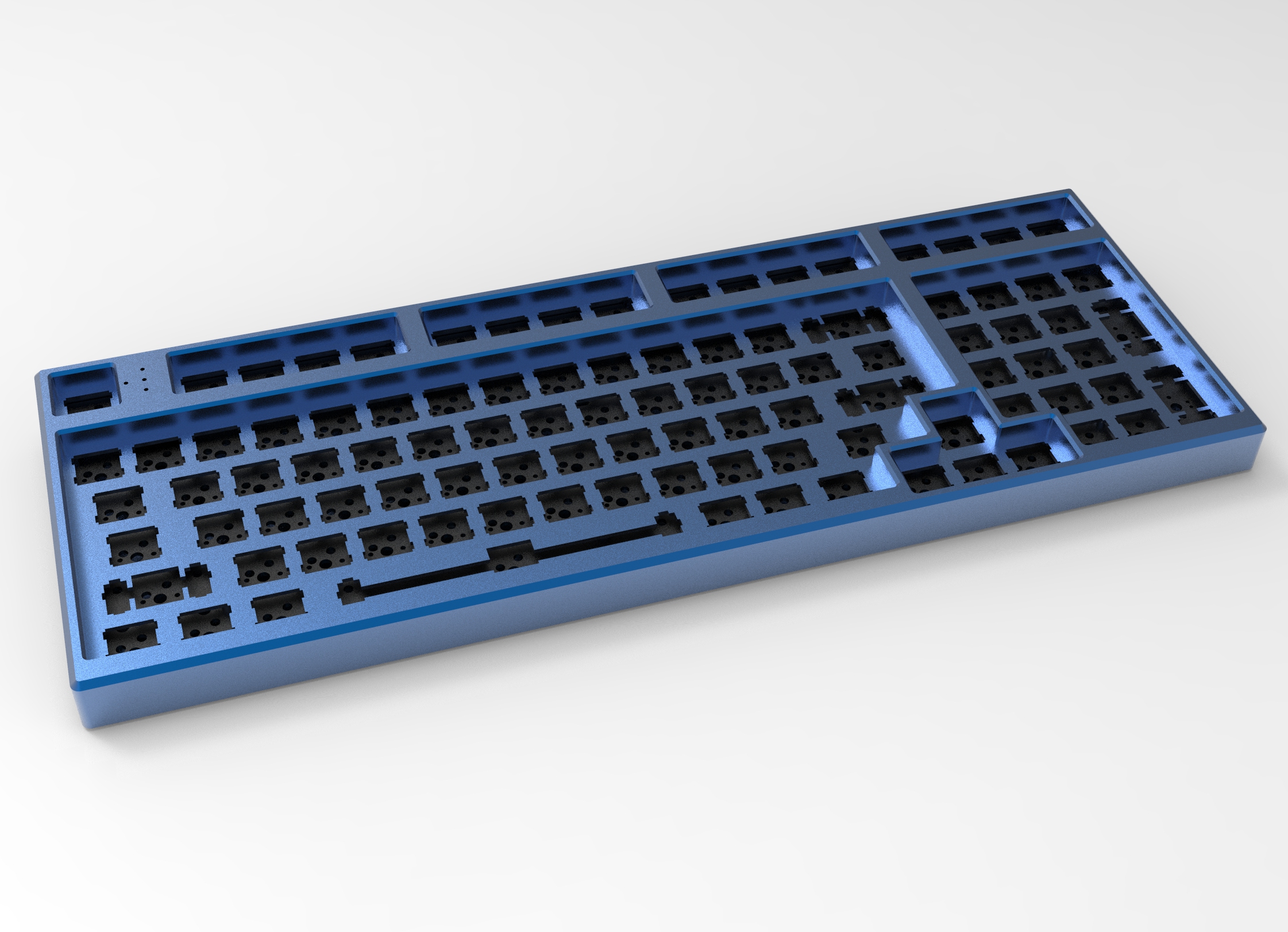 KK980金属阳极套件兼容樱桃佳达隆轴体金属客制化机械键盘套- zFrontier 