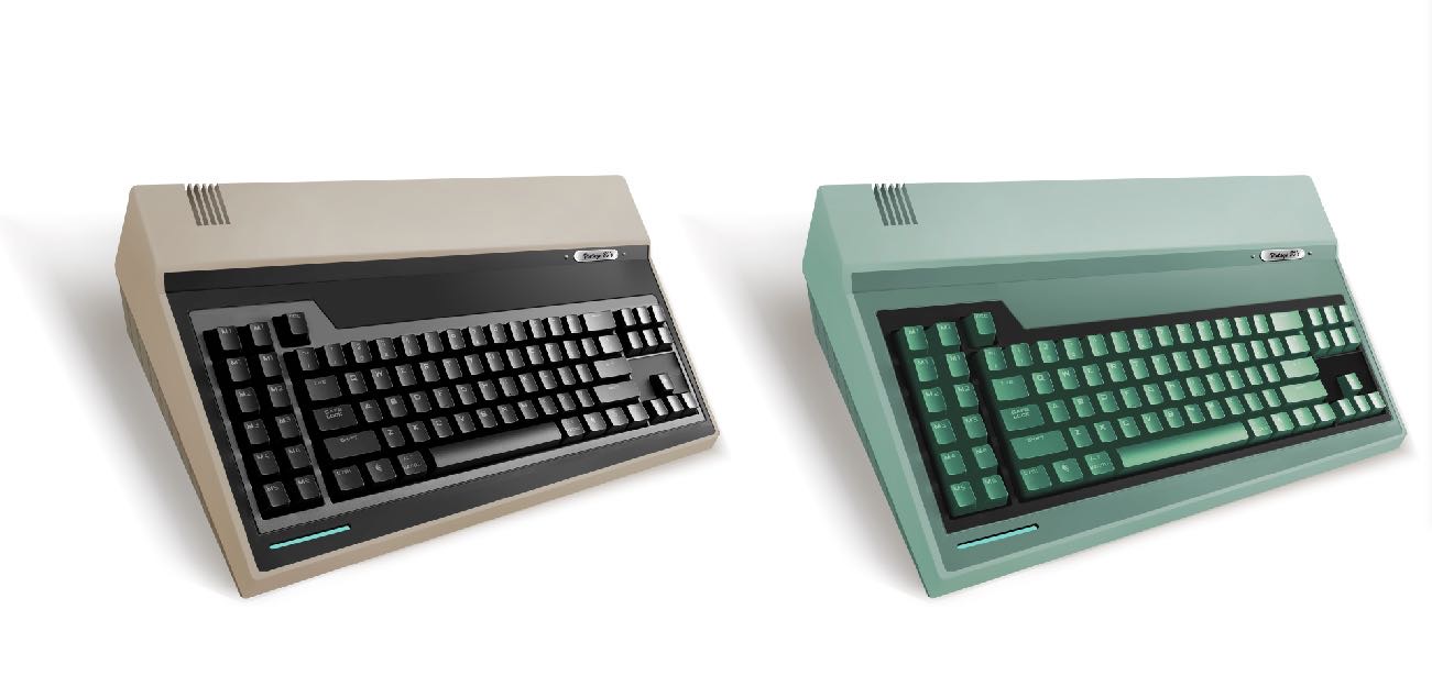 客制化复古84键打字机键盘Vintage 80s - zFrontier 装备前线