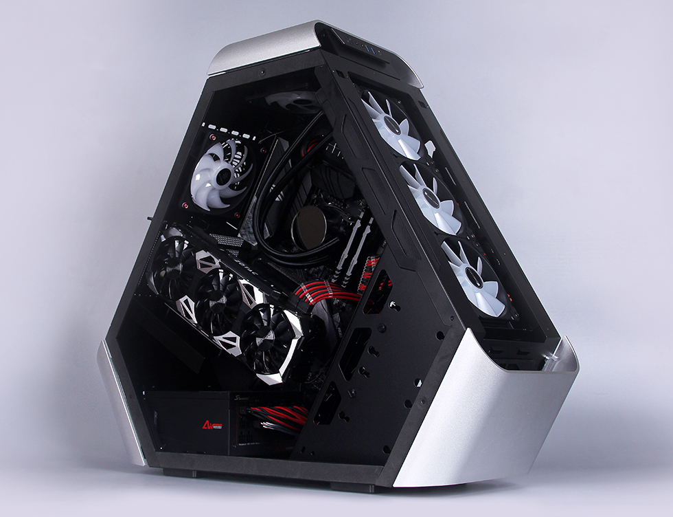 前有外星人后有乔思伯9700k2080s三角造型机箱装机体验