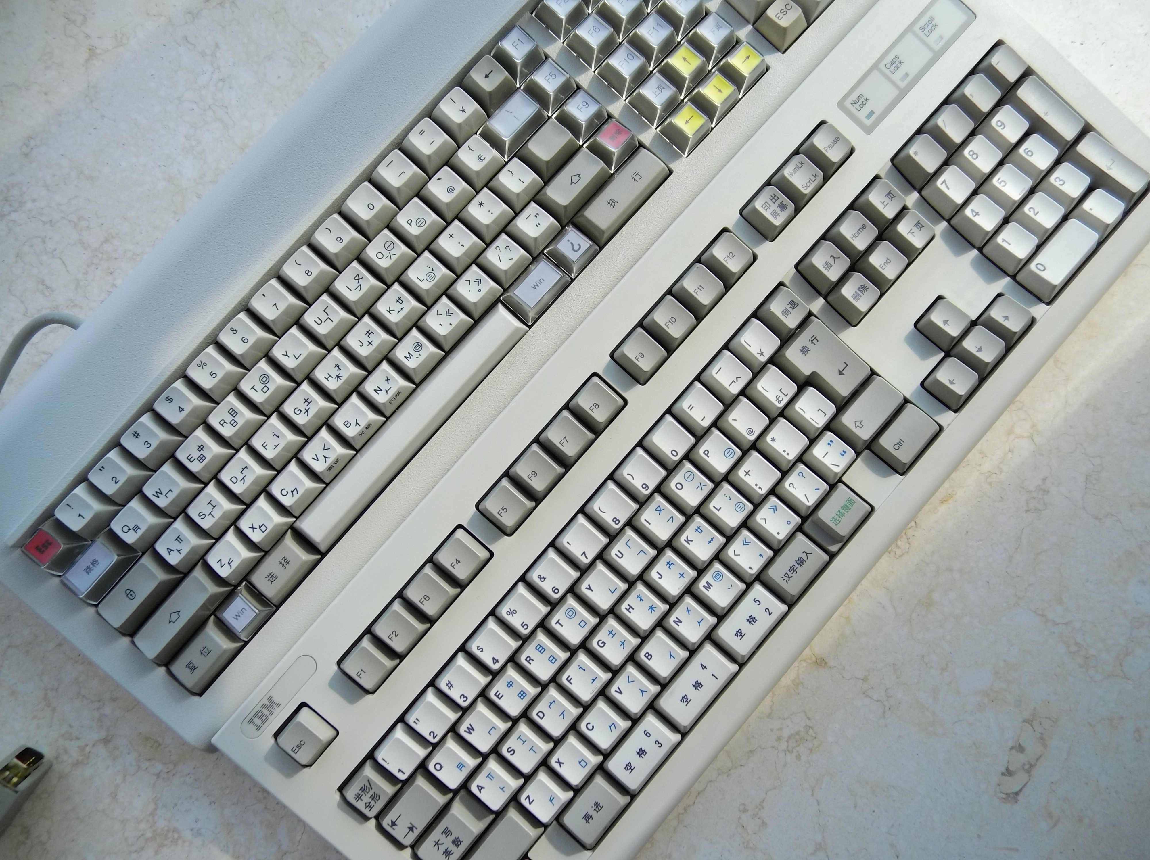 古董键盘开箱ibm4704pingmaster