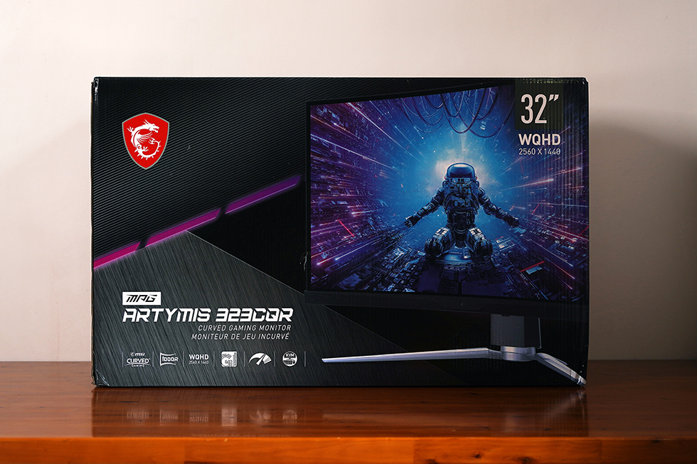 大屏幕！大弧度！微星MPG ARTYMIS 323CQR开箱分享- zFrontier 装备前线