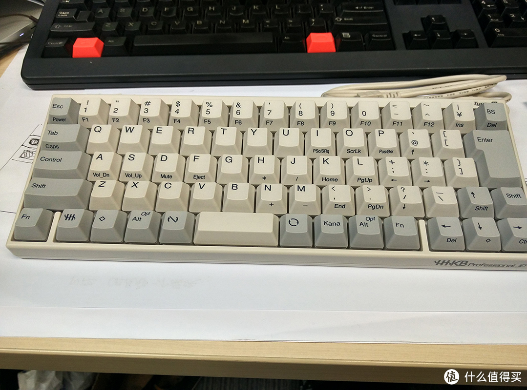 有没有跟hhkb jp配列的客制化呢这个配列感觉还可以现在上班还是用 