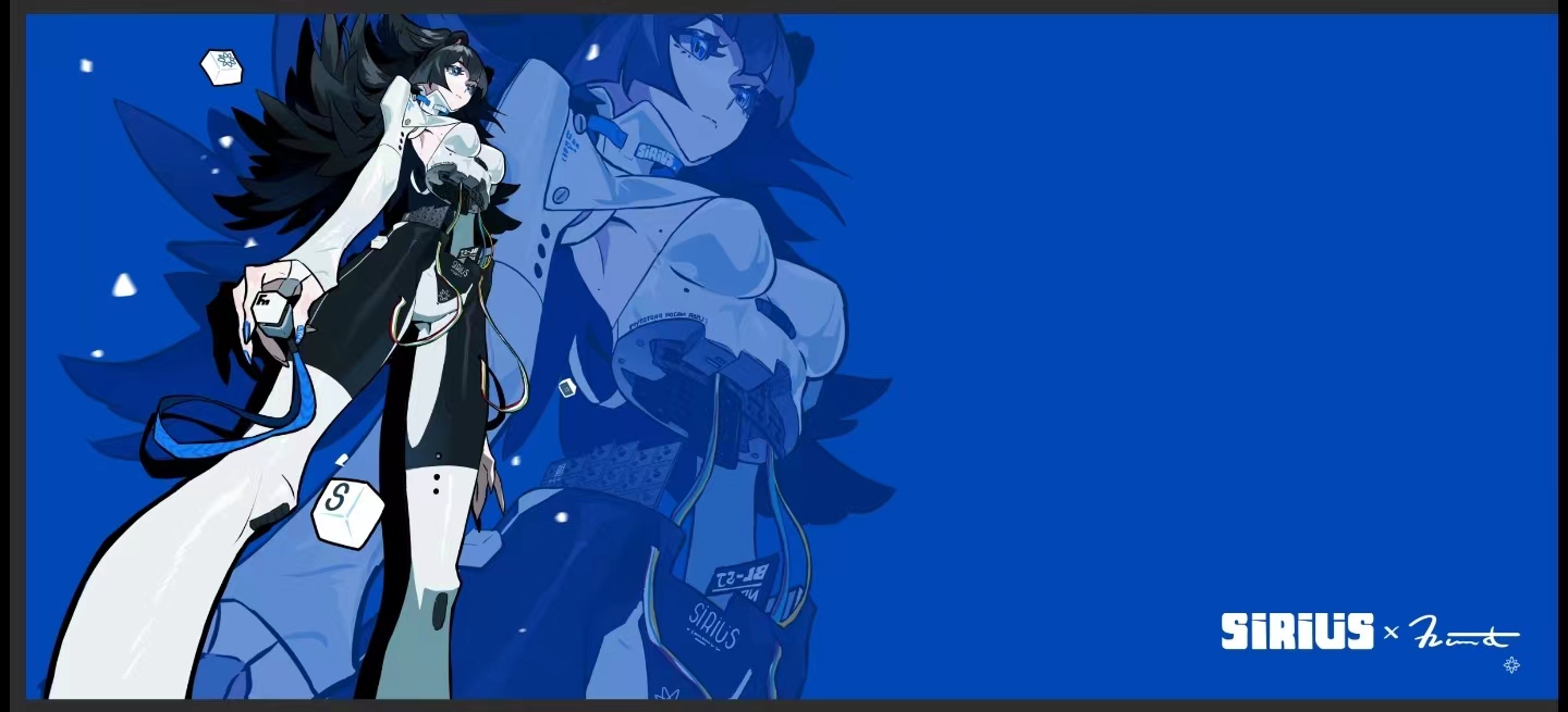 天狼星 x 屉子巴德 大熊座套件拟人形象桌垫 - zfrontier 装备前线