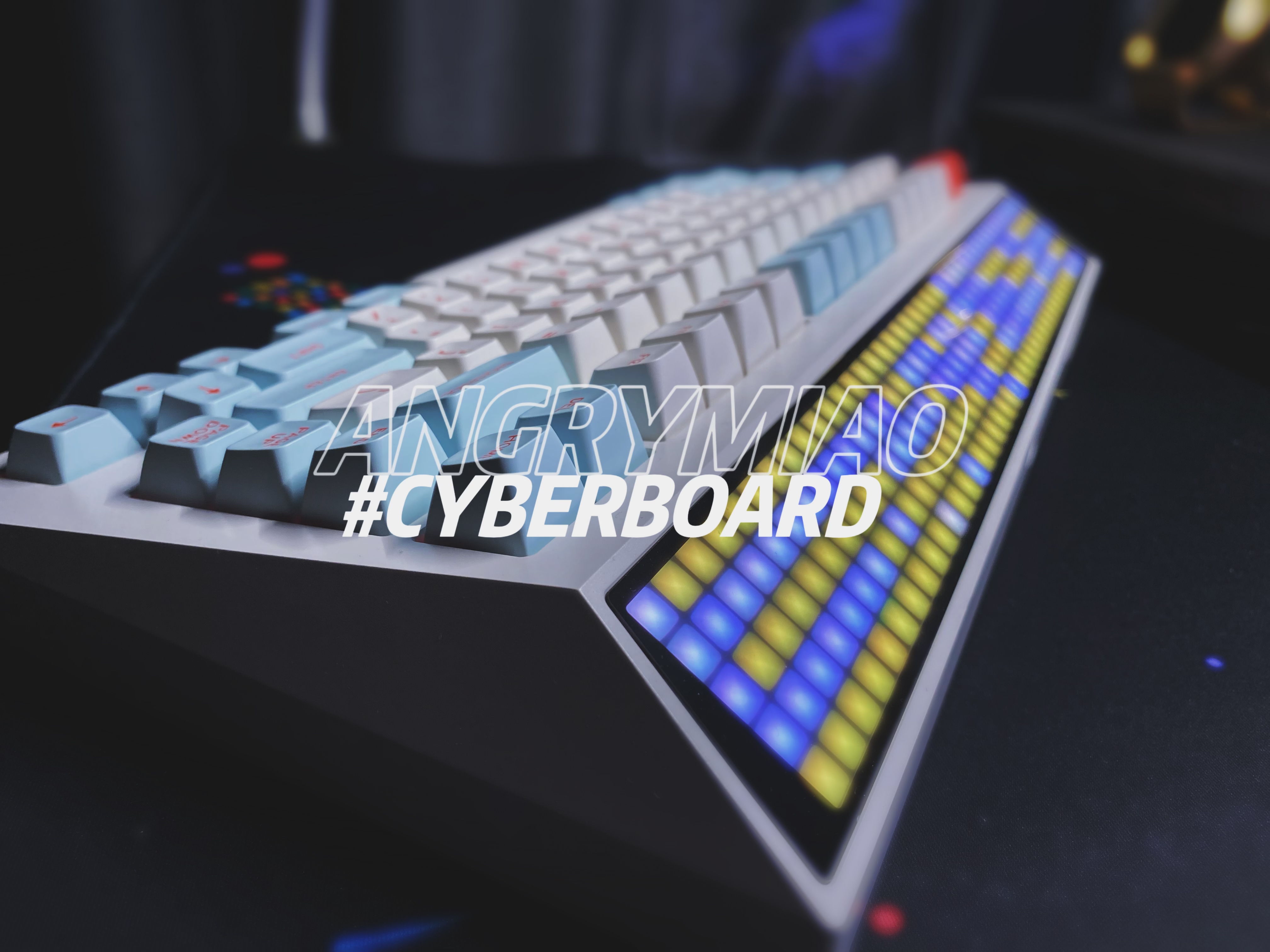 Angry Miao Cyberboard Xmas Special Wireless Keyboard White - GB