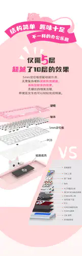 X-Bows Meow 68 软萌猫咪硅胶机械键盘- zFrontier 装备前线