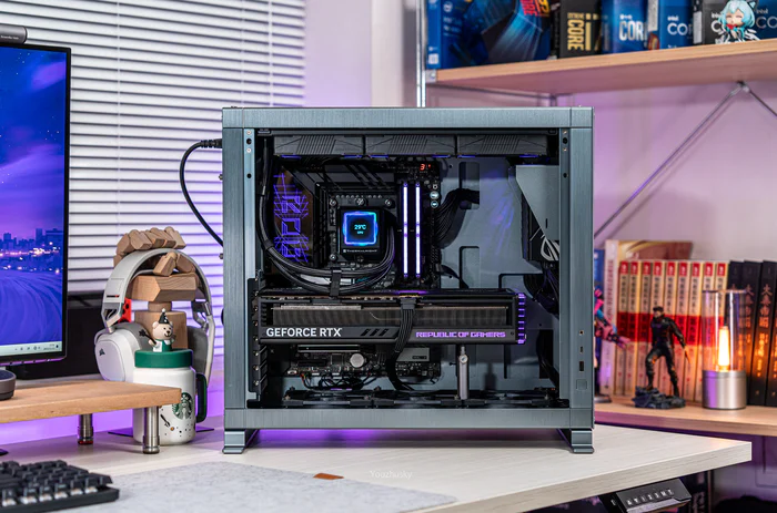 钛灰长方体——ROG Z790 DARK HERO+ ROG 4090+ ABEE PIXEL ONE装机分享- zFrontier 装备前线 钛灰长方体——ROG Z790 DARK HERO+ ROG 4090+ ABEE PIXEL ONE装机分享- zFrontier 装备前线