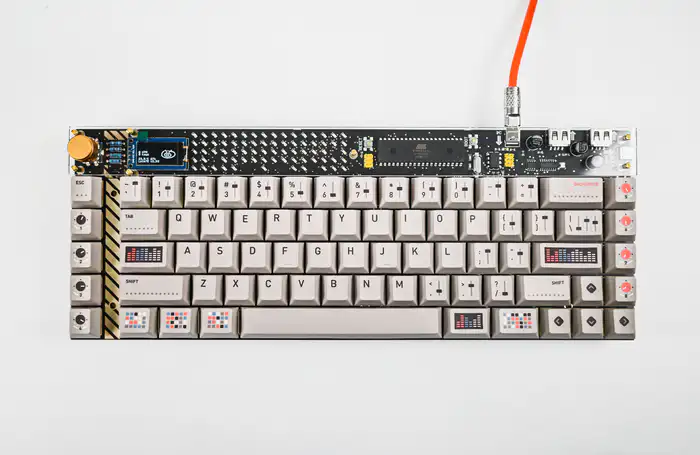 Lele76 Y2K x MV Synth 热插拔客制化机械键盘- zFrontier 装备前线