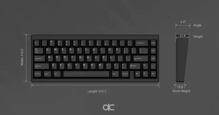 GB】QwertyKeys65% V2 Classic 磁轴版本- zFrontier 装备前线