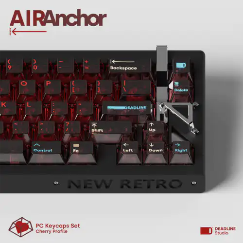 Deadline AirAnchor/锚红色透明PC键帽- zFrontier 装备前线