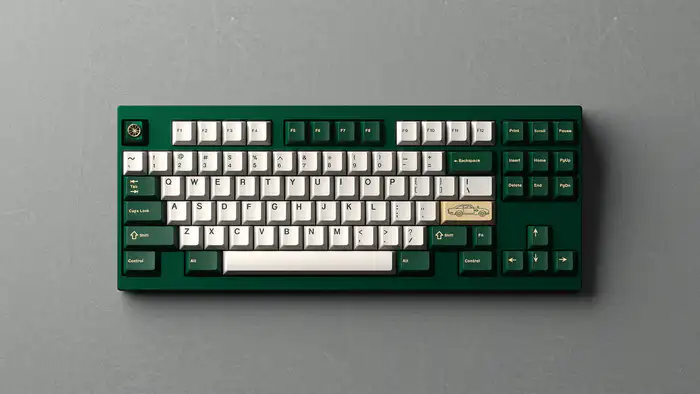 GB」GMK British Racing Green R2 赛车绿键帽- zFrontier 装备前线