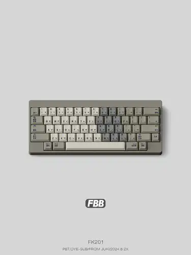 GB】FBB化石|黑白灰|半透琥珀PC|混色|极简- zFrontier 装备前线