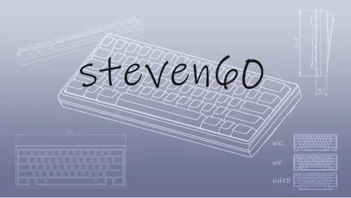 IC】| Steven60 — CNC阳极60配列外壳| 180目细腻阳极+ 三布局适配+