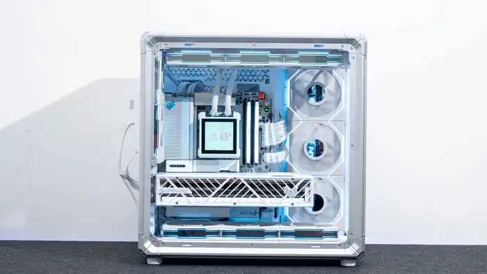 X870E纯白旗舰：蓝宝石氮动极光X870EA Phantomlink PE 主板评测