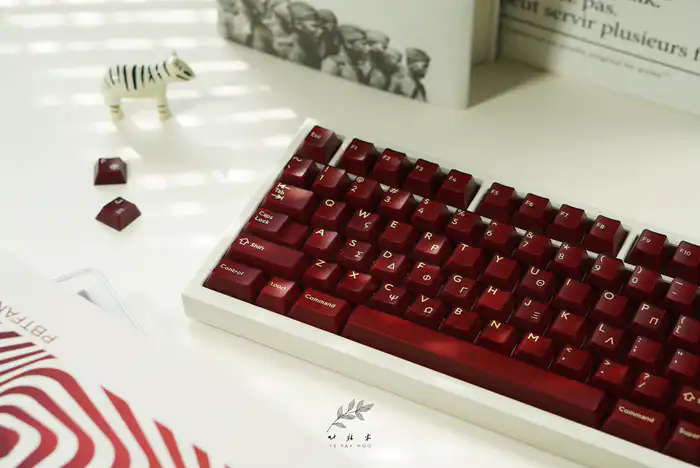 已成绝唱｜Y8·电泳米·红热着色｜PYGA键帽- zFrontier 装备前线