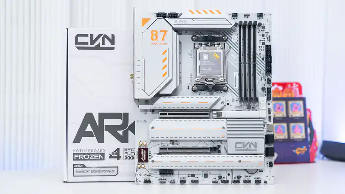 白色新战舰起航：七彩虹CVN X870 ARK FROZEN V14 方舟主板评测分享