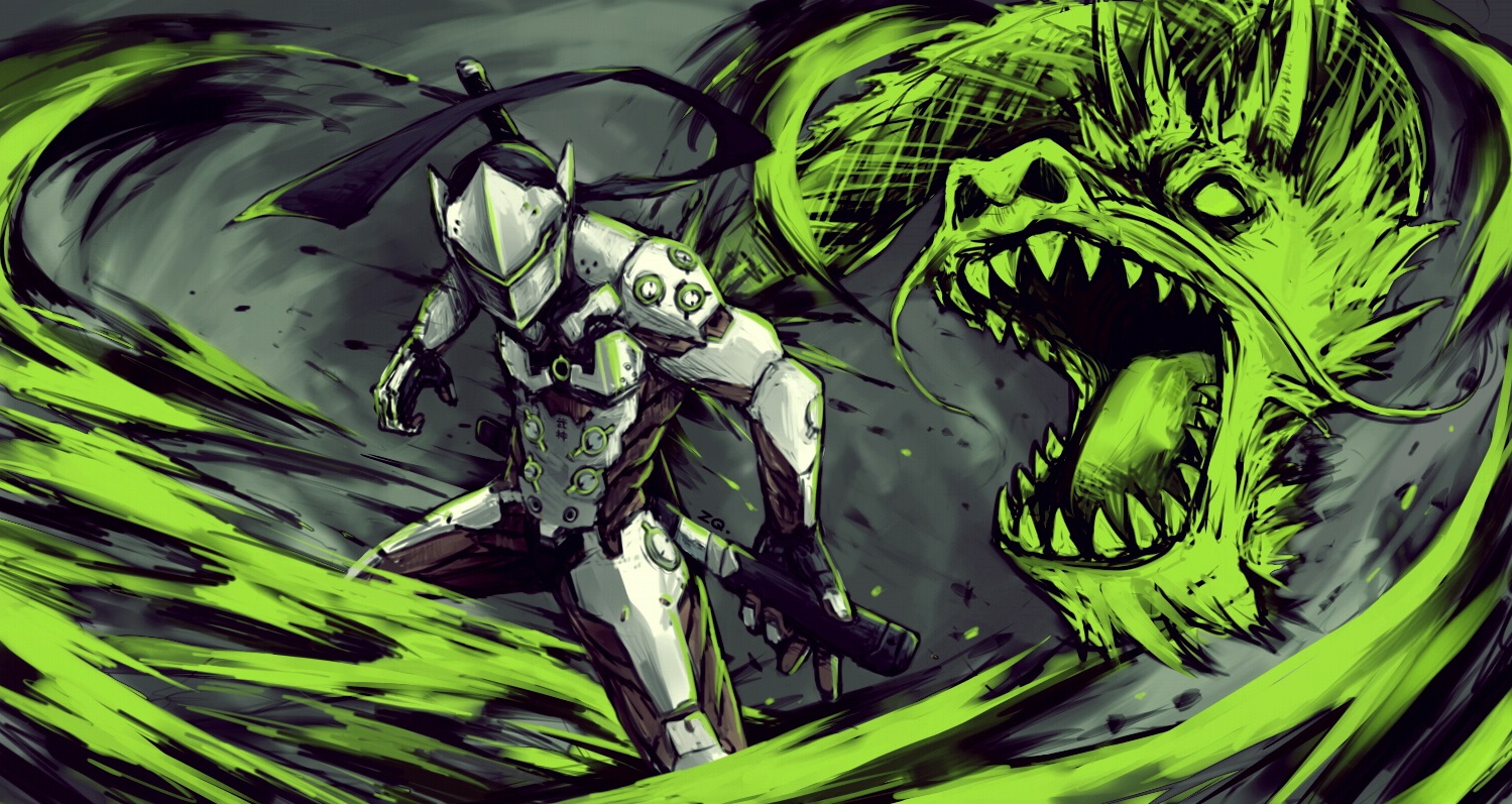 守望先锋源氏主题键帽