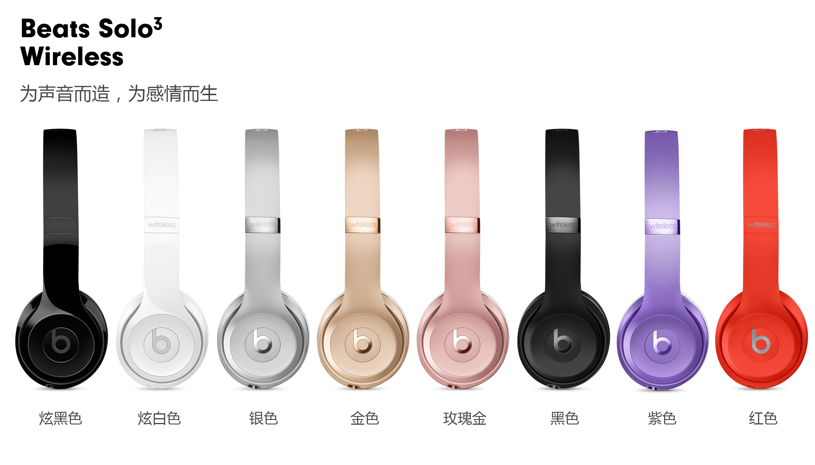 Beats Solo3 Wireless 头戴式耳机- zFrontier 装备前线